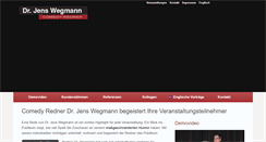 Desktop Screenshot of comedy-redner.de