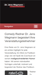 Mobile Screenshot of comedy-redner.de